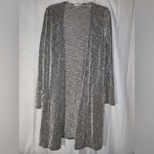 Black and White Stripe Cardigan